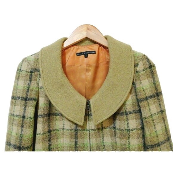 S Vtg 90s Jenne Maag Plaid Boucle Clueless Y2K Preppy Rich Girl Skirt Suit Set - Picture 3 of 10